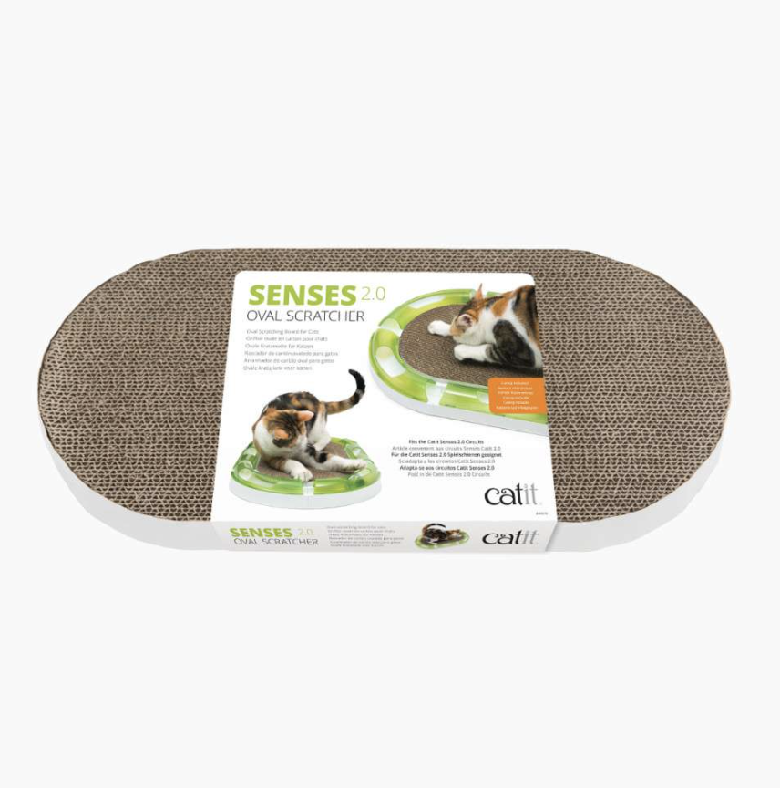Catit Senses 2.0 Oval Circuit Scratcher URBAN PAW PETS