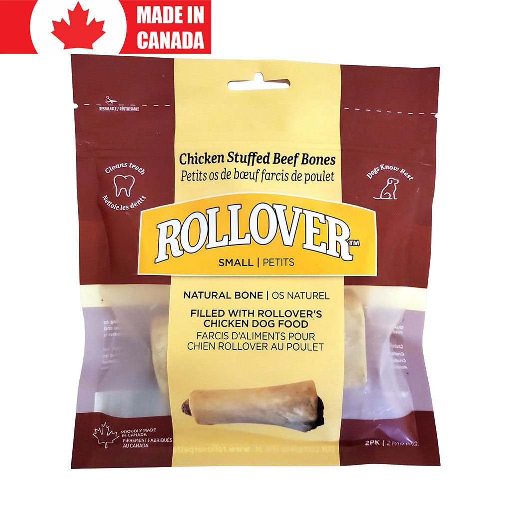Stuffed Bone w Chicken Rollover