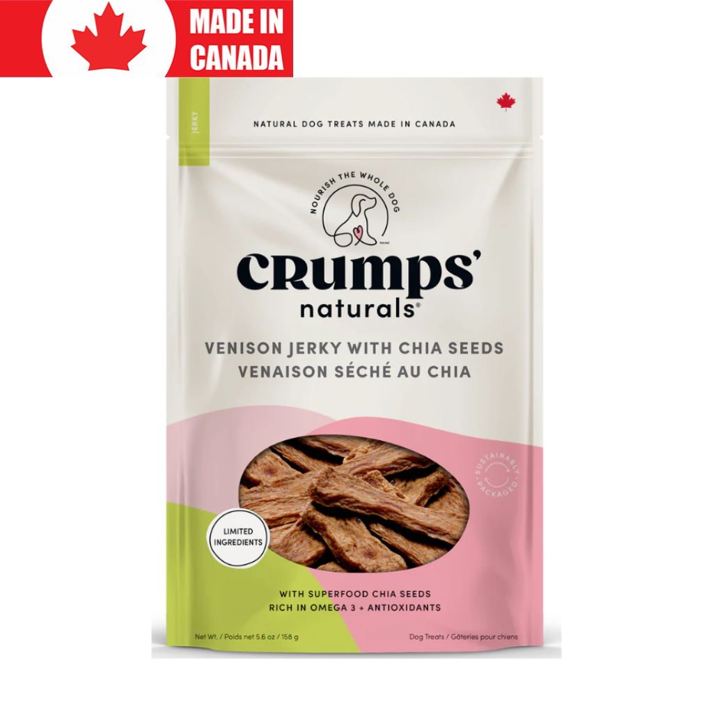 Venison Jerky with Chia Seeds Crumps