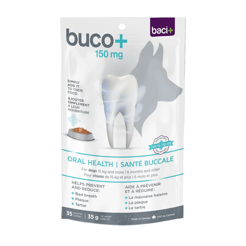 Baci+ - Buco+ 150mg (dental care for dogs 15kg+) -35g URBAN PAW PETS