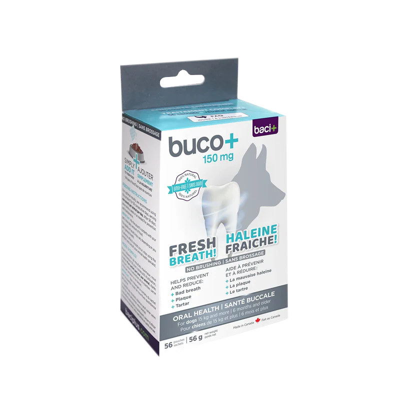Baci+ - Buco+ 150mg (dental care for dogs 15kg+) -35g URBAN PAW PETS