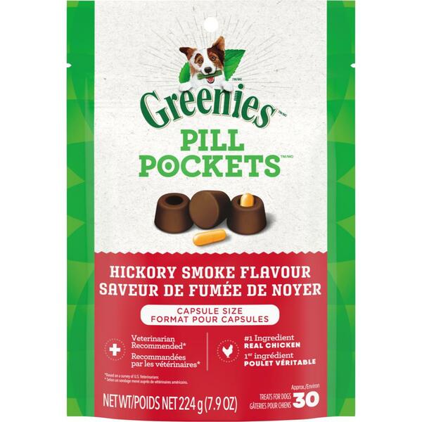 GREENIES Pill Pockets Hickory Smoke Flavour Capsule for Dogs