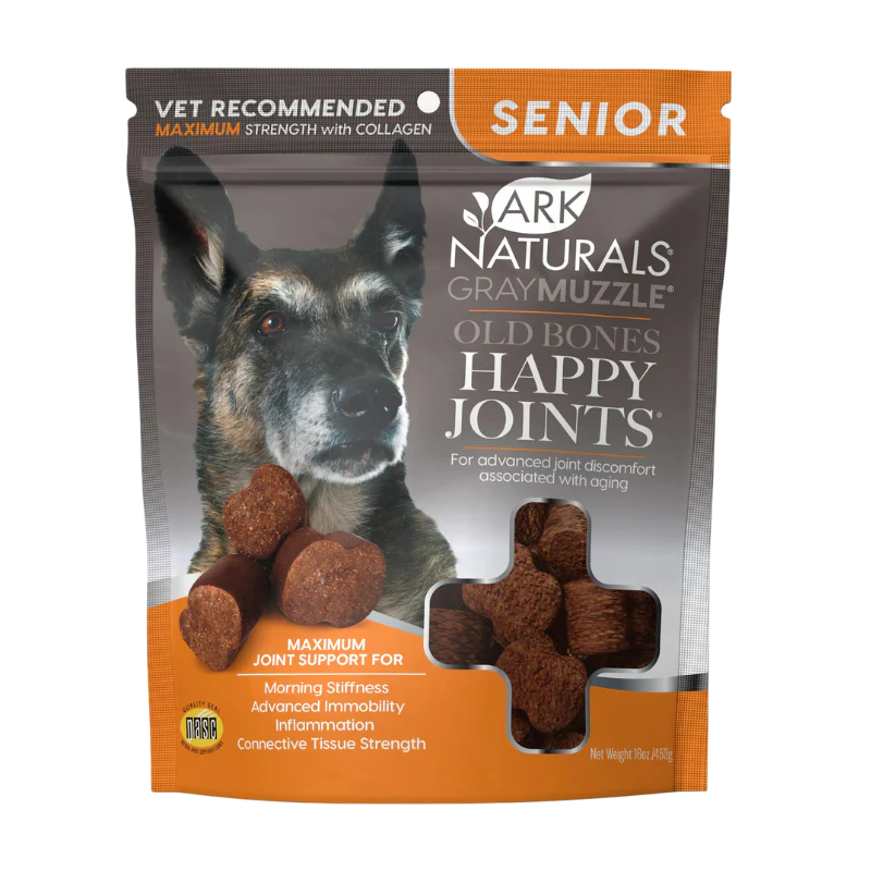 Ark Naturals - Gray Muzzle- Old Bones! Happy Joints! Maximum Strength - 16oz URBANPAWPETS LTD.