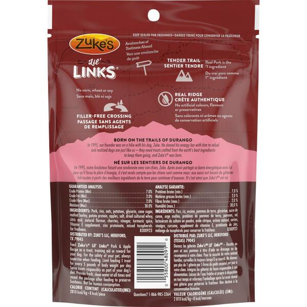 Lil Links Pork Apple 170GM Zuke's
