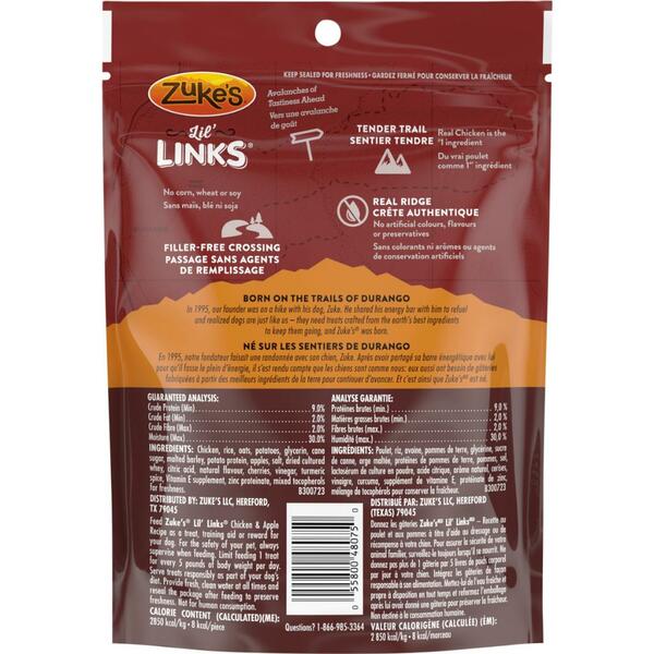 Lil Links Chicken Apple 170g Zuke's