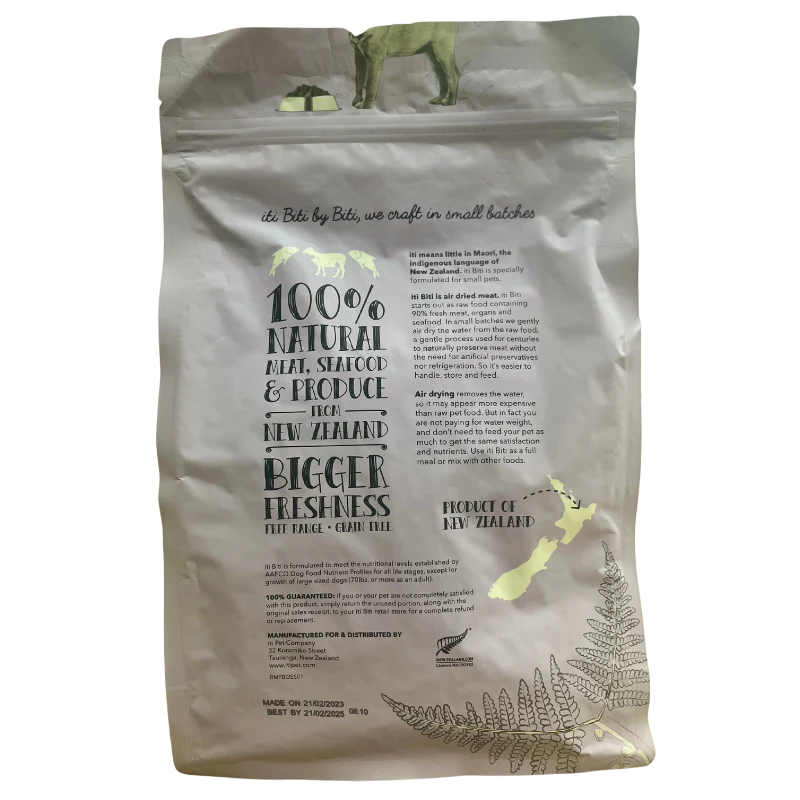 iTi -Biti -Air Dried for Dogs - Lamb & Kahawai - 1 kg URBANPAWPETS LTD.