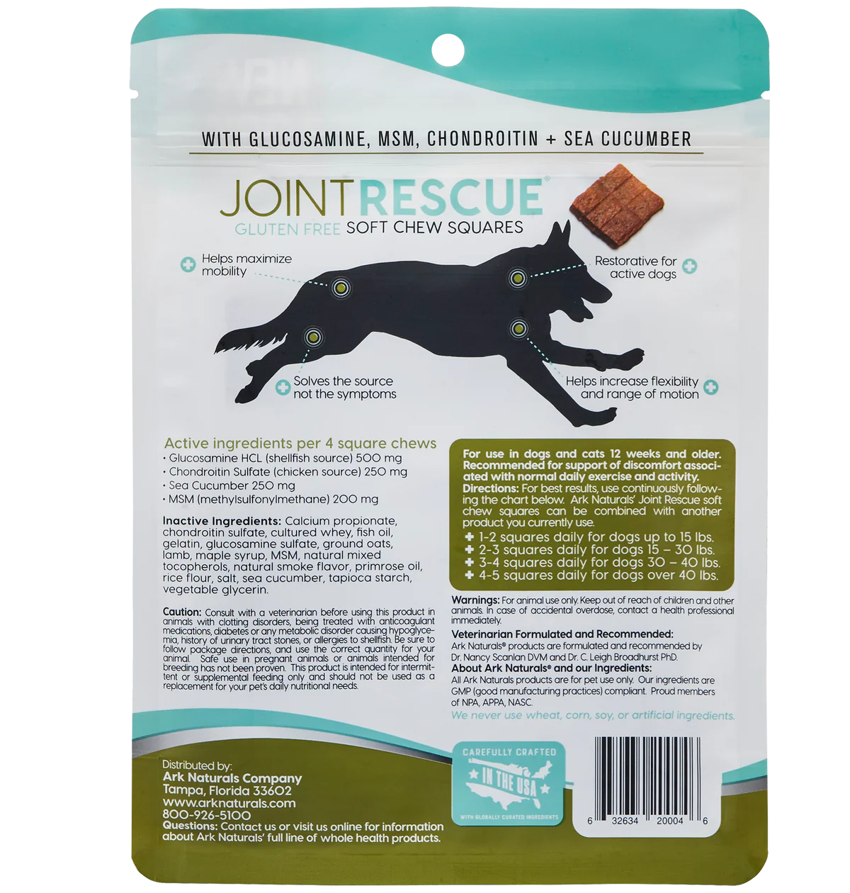Ark Naturals - Sea "Mobility" Lamb Jerky (Wheat free) 9oz URBANPAWPETS LTD.