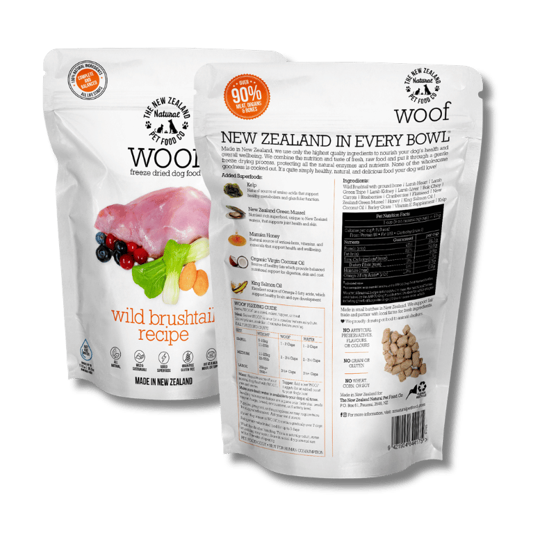 NZ Natural Pet Food Co - Freeze Dried - Food - Woof - Wild Brushtail
