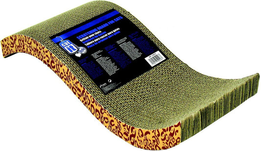 Catit Style Patterned Cat Scratcher with Catnip - Animal - S-shape URBAN PAW PETS