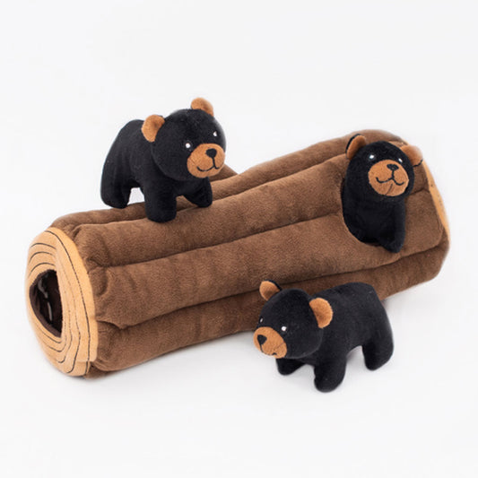 Black Bear Log ZippyPaws