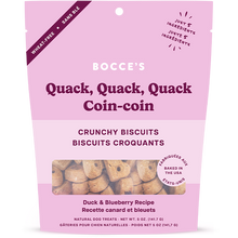 Bocce's Bakery Dog Crunchy Biscuits Quack Quack Quack 5 oz URBAN PAW PETS