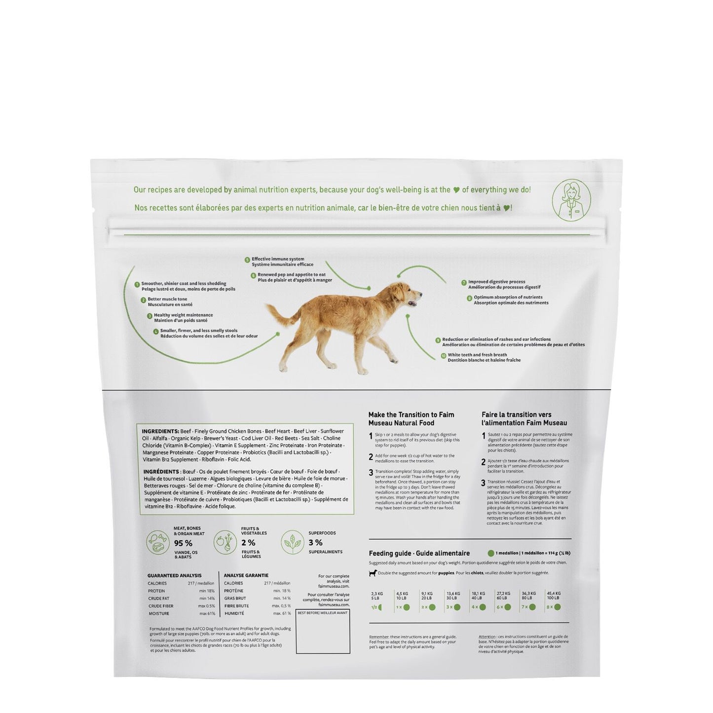 Raw dog food, simply beef Image NaN