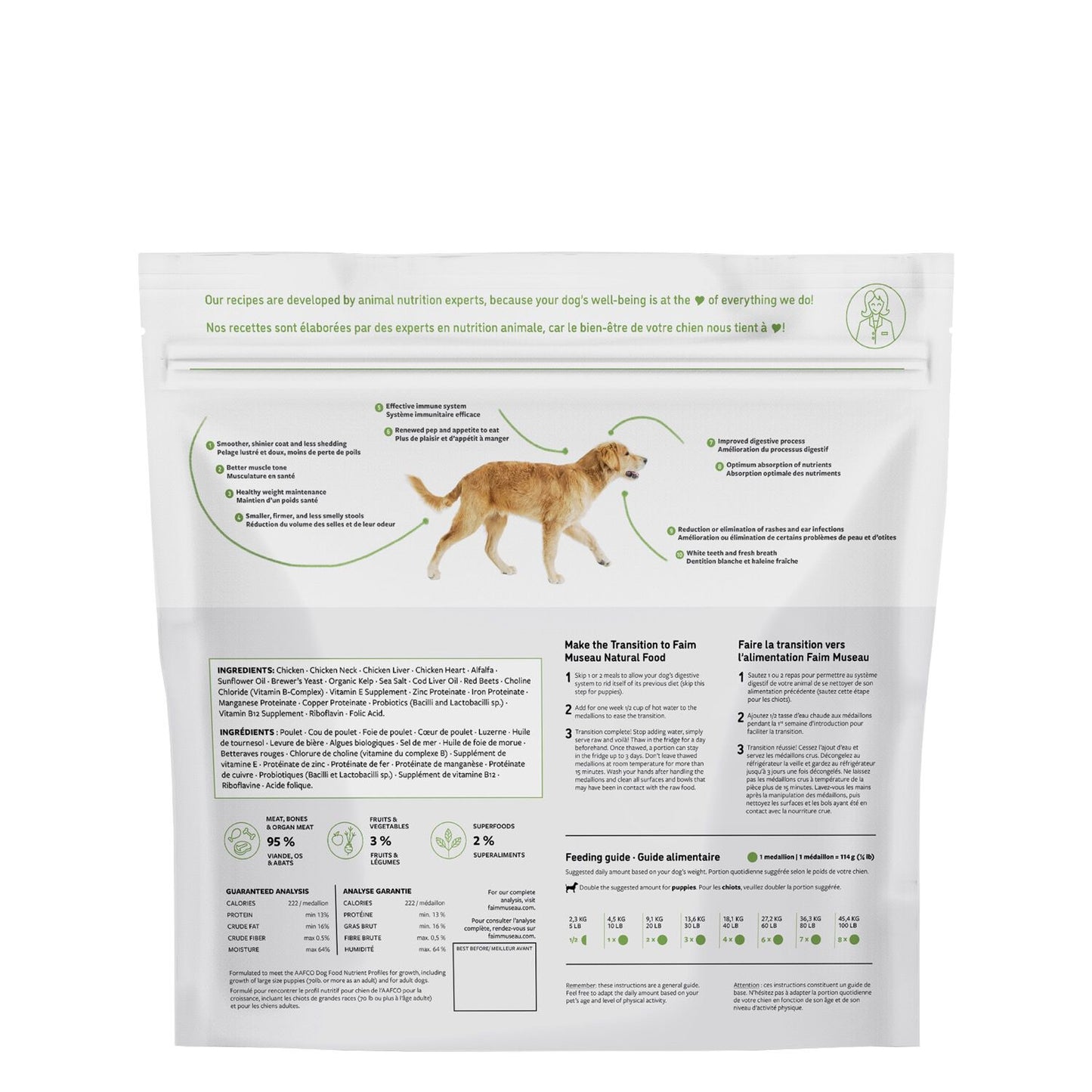 Raw dog food, simply chicken Image NaN