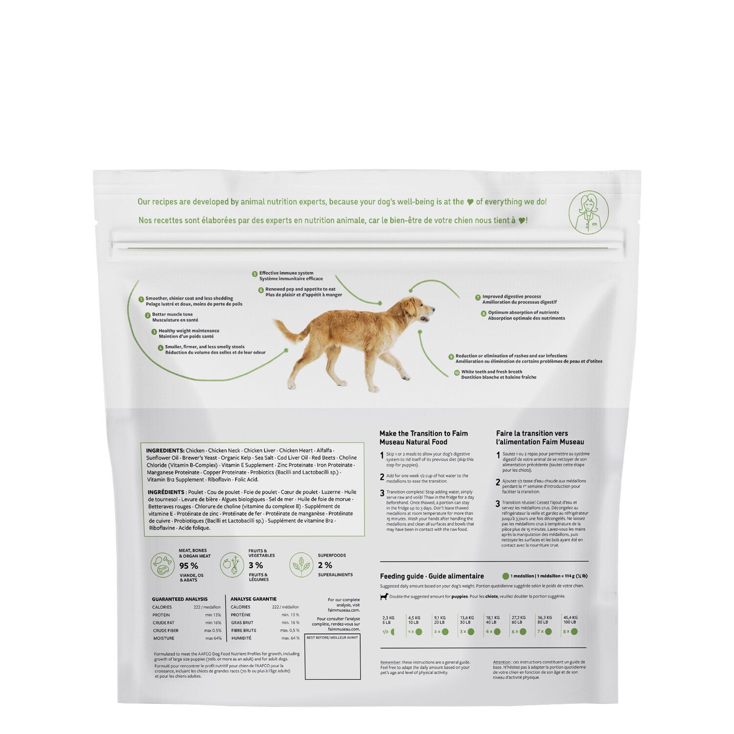 Raw dog food, simply chicken Image NaN