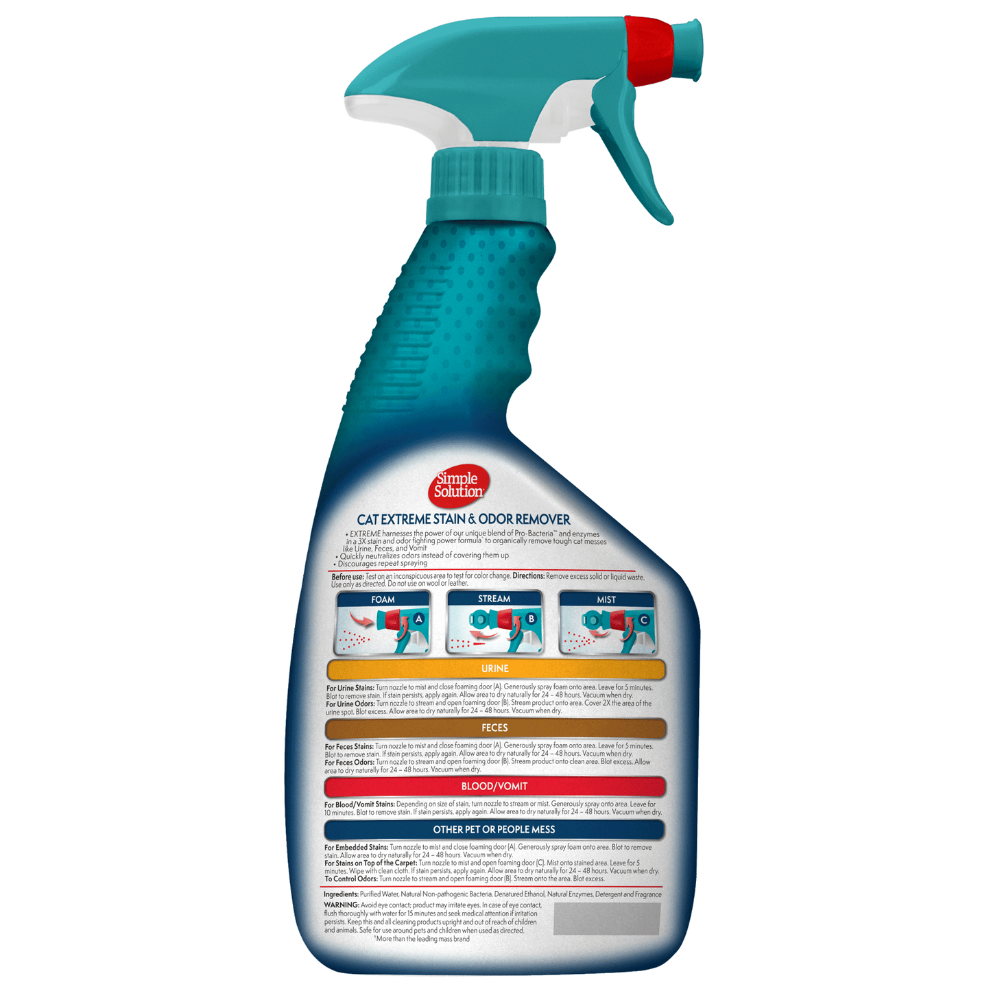 Cat Extreme Stain Remover Simple Solution