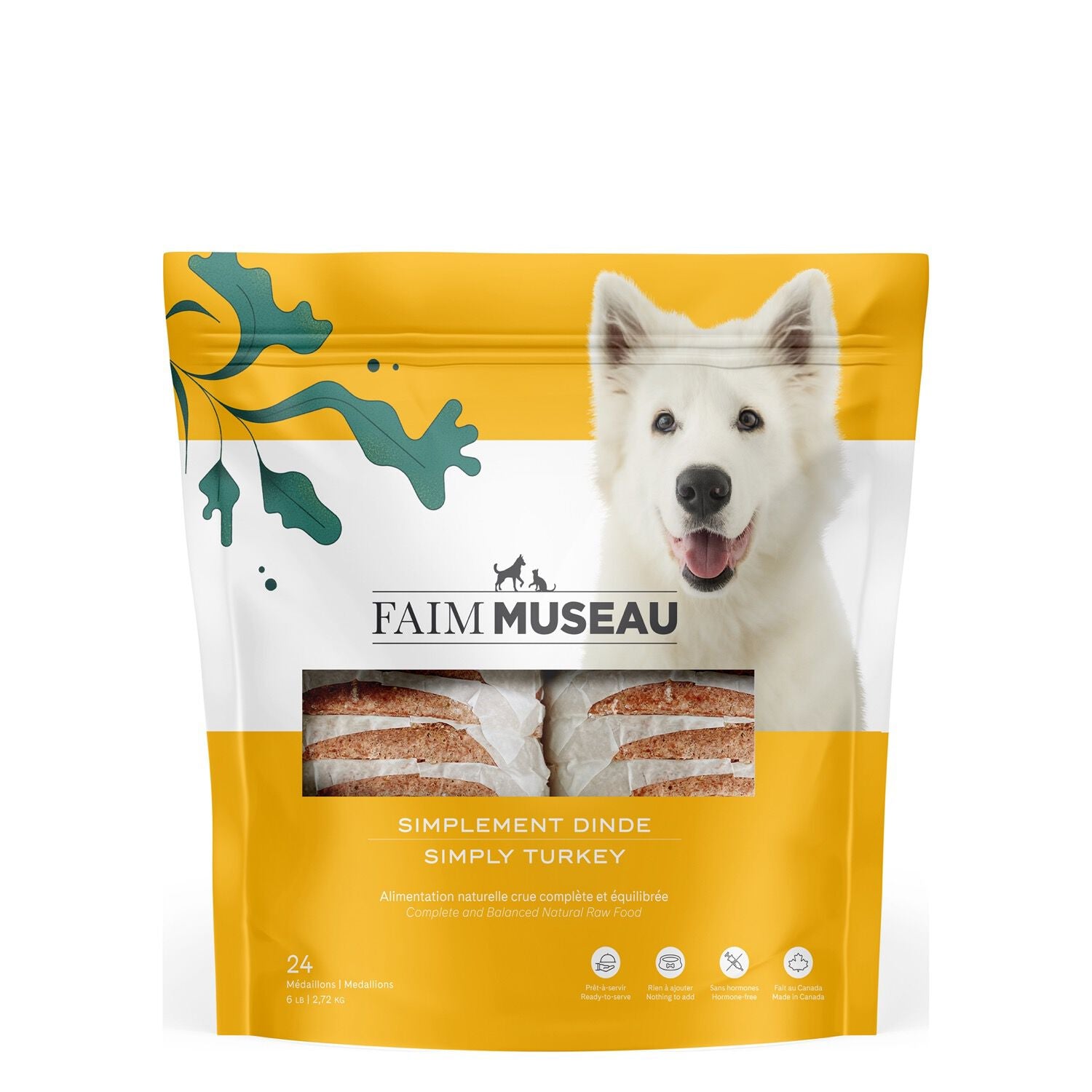 Raw dog food, simply turkey Image NaN