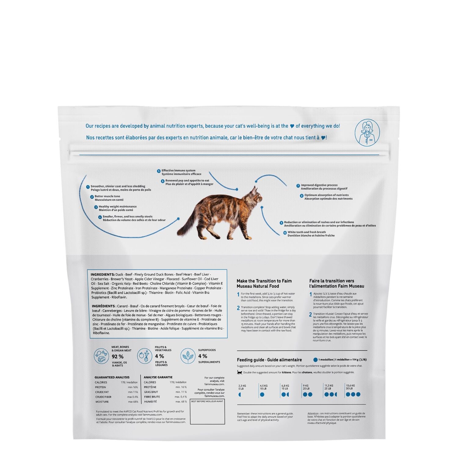 Duck & beef raw cat food Image NaN