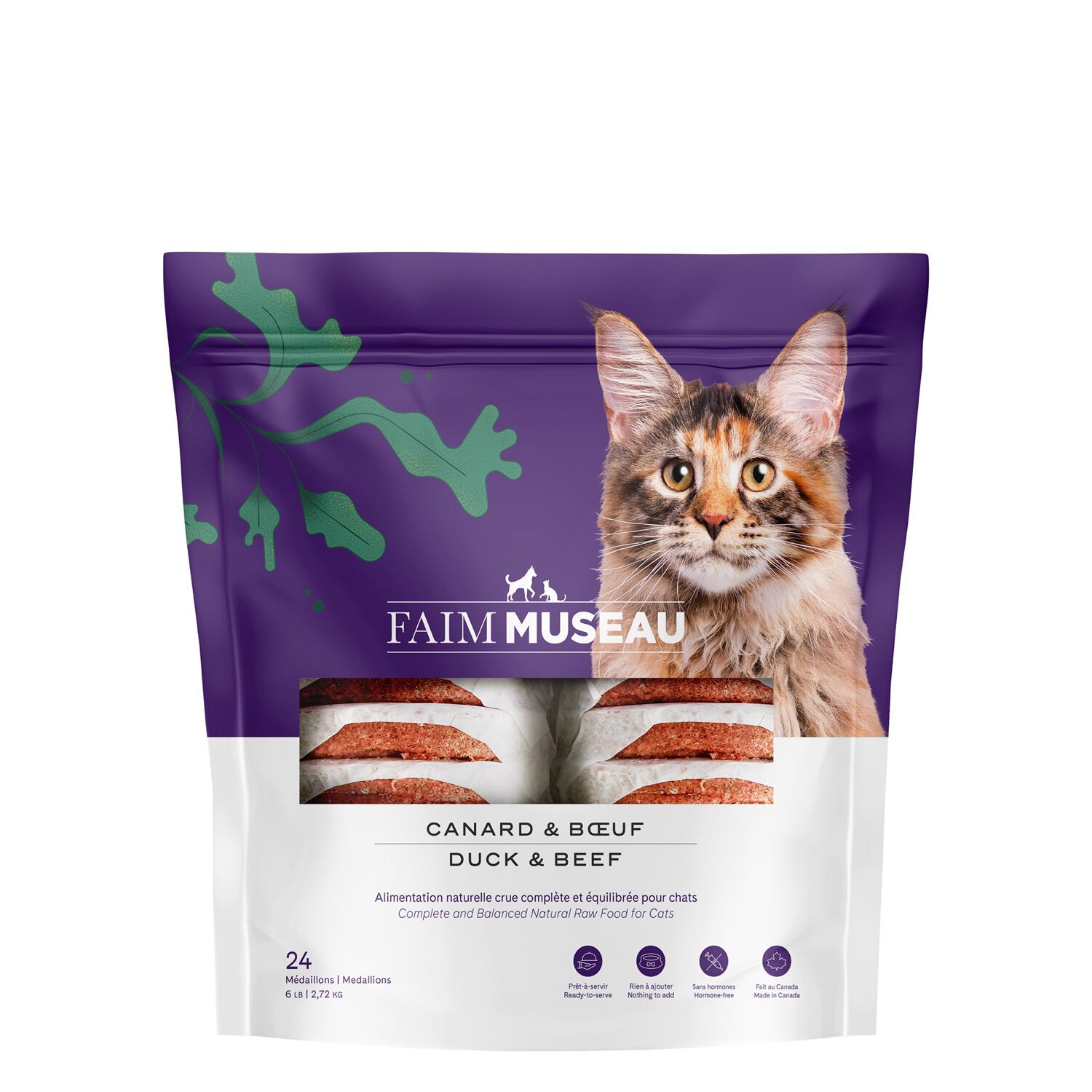 Duck & beef raw cat food Image NaN