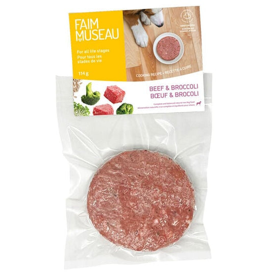 Beef and Broccoli Raw Single Patty for Dogs Image NaN