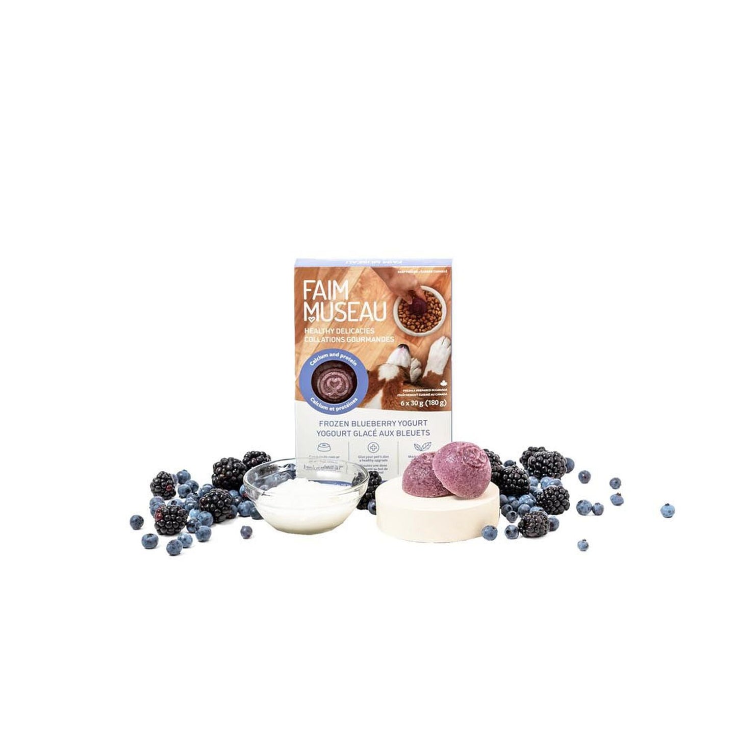 Frozen Blueberry Yogurt, 180 g Image NaN