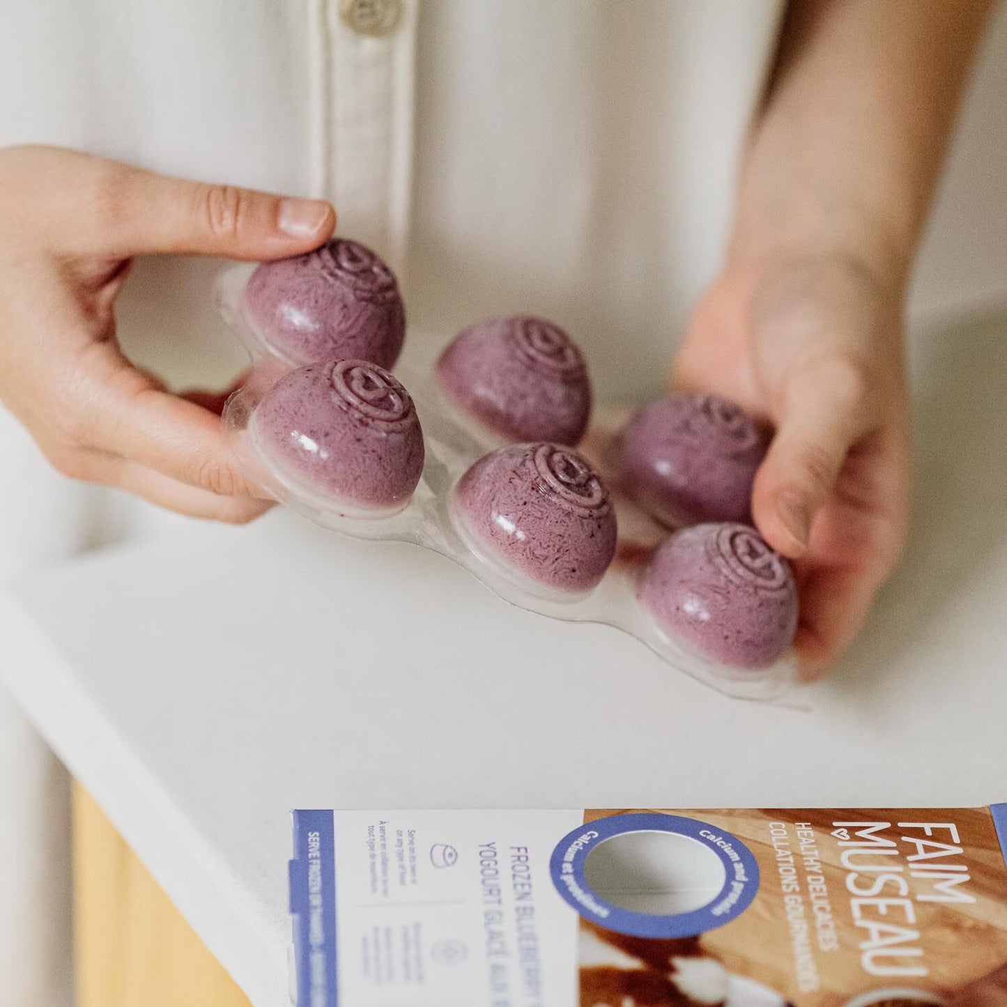 Frozen Blueberry Yogurt, 180 g Image NaN