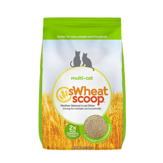 Fast Clumping Multi-Cat sWheat Scoop