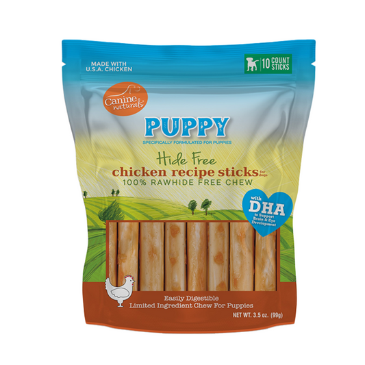 Hide-Free Puppy Chicken Rolls