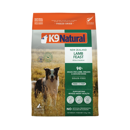 K9 Natural - Freeze-Dried - Lamb Feast