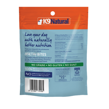 K9 Natural - Treats - Healthy Bites - Freeze Dried - Lamb and Organs - 50g
