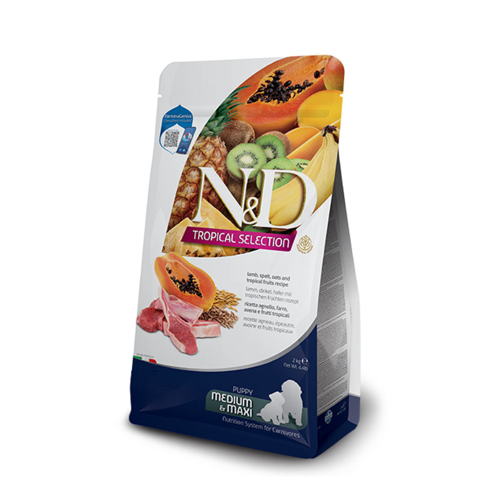 Tropical Selection Lamb Med/Max Puppy Farmina
