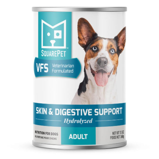 SQUARE Pet Dog VFS Skin & Digestive Support Can 13oz / 369g