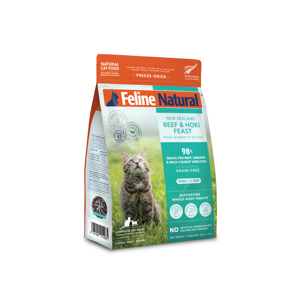 Feline Natural - Freeze-Dried - Beef & Hoki Feast