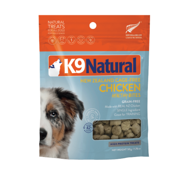 K9 Natural - Treats - Freeze Dried - Healthy Bites - Chicken - 50g
