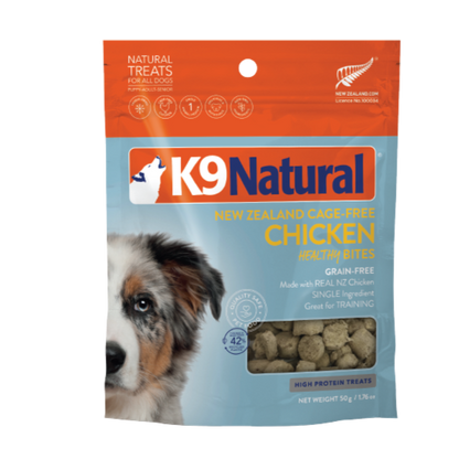 K9 Natural - Treats - Freeze Dried - Healthy Bites - Chicken - 50g