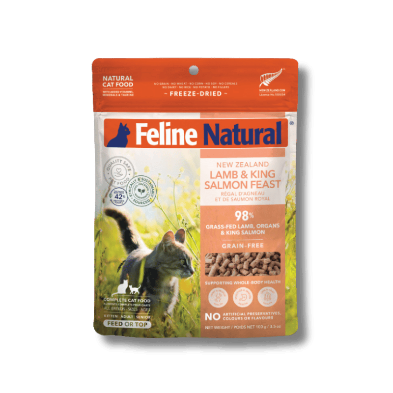 Feline Natural - Freeze Dried  - Lamb & King Salmon Feast