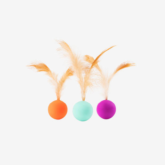 Cat Toy - Bouncy Balls (3 PCS) URBAN PAW PETS