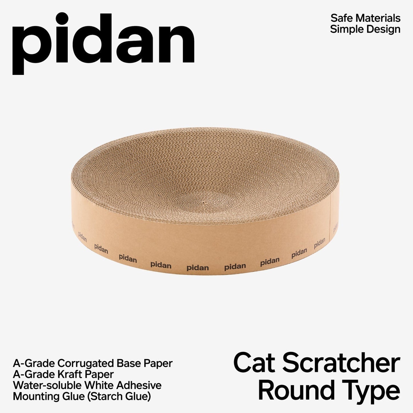 Pidan Cat Scratcher Round Type URBAN PAW PETS