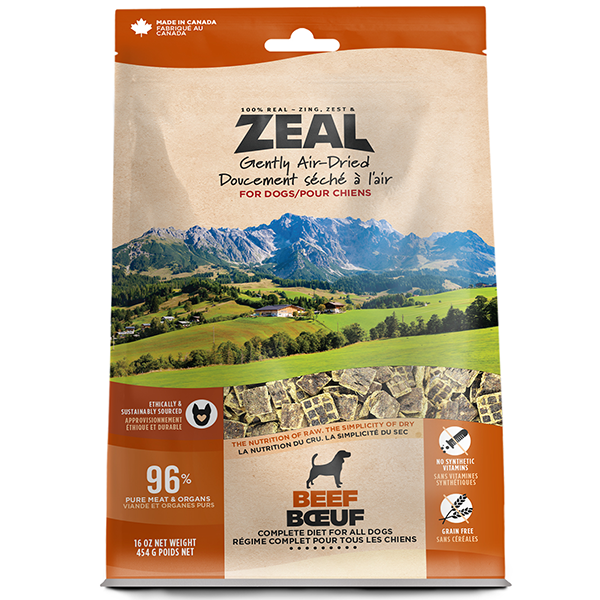 Zeal Air-Dried Beef Dog Food (Grain-Free) – görsel 2