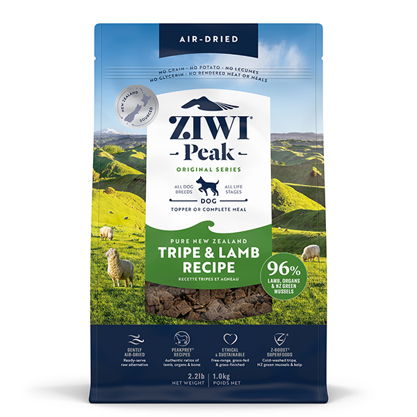 ZIWI Peak Dog Air-Dried Tripe & Lamb URBAN PAW PETS