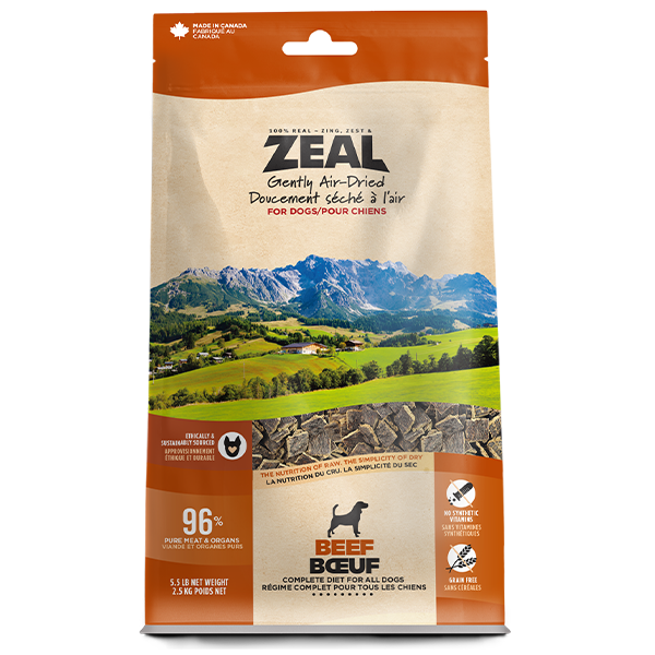 Zeal Air-Dried Beef Dog Food (Grain-Free) – görsel 4