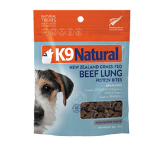 K9 Natural - Treats - Air-Dried - Protein Bites - Beef Lung - 50g
