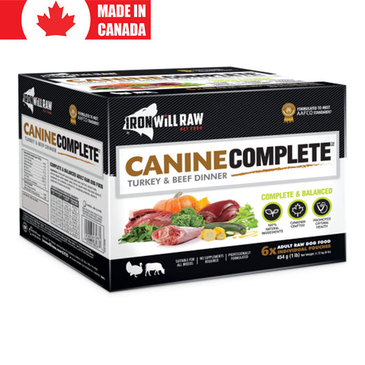 Turkey & Beef Dinner Iron Will Raw