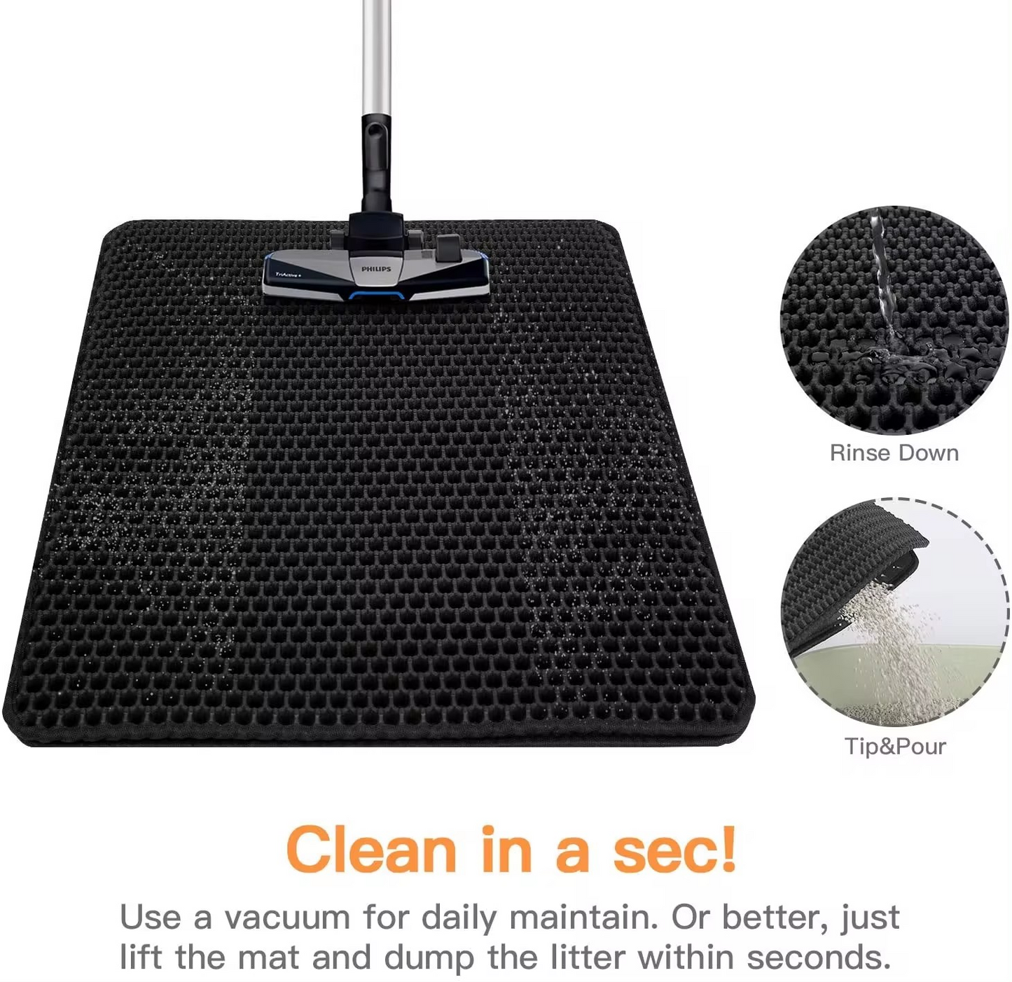 Cat Litter Box Mat Water Resistant