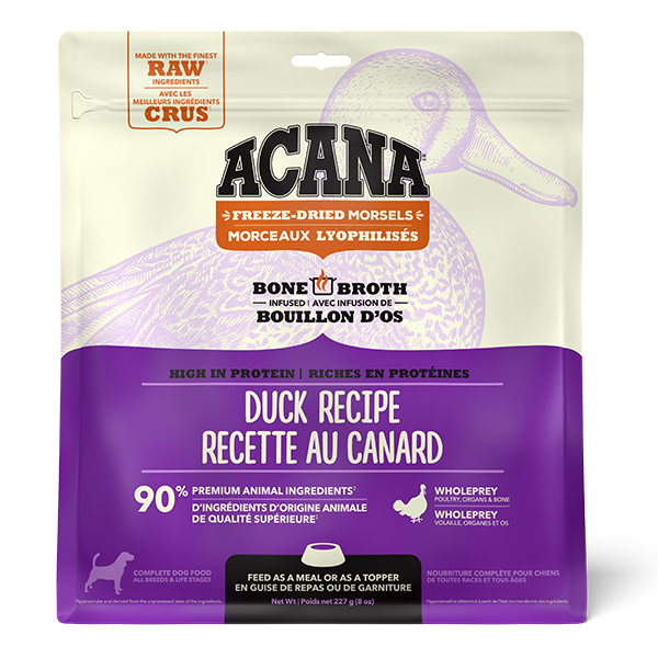 Dog Freeze-Dried Duck Morsels URBAN PAW PETS