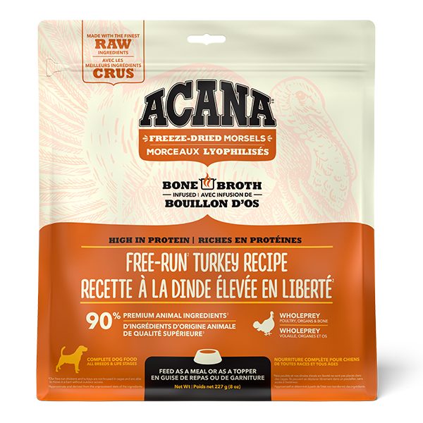 Dog Freeze-Dried Free Run Turkey Morsels URBAN PAW PETS