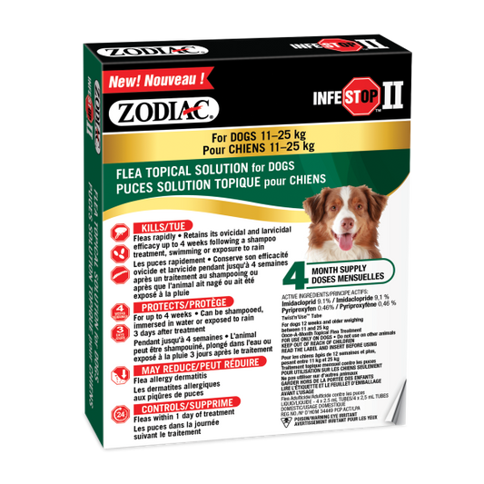 Zodiac Infestop II Topical Dogs 11 to 25 kg URBANPAWPETS LTD.