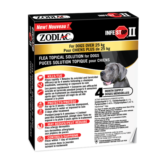Zodiac Infestop II Topical Dogs over 25 kg URBANPAWPETS LTD.