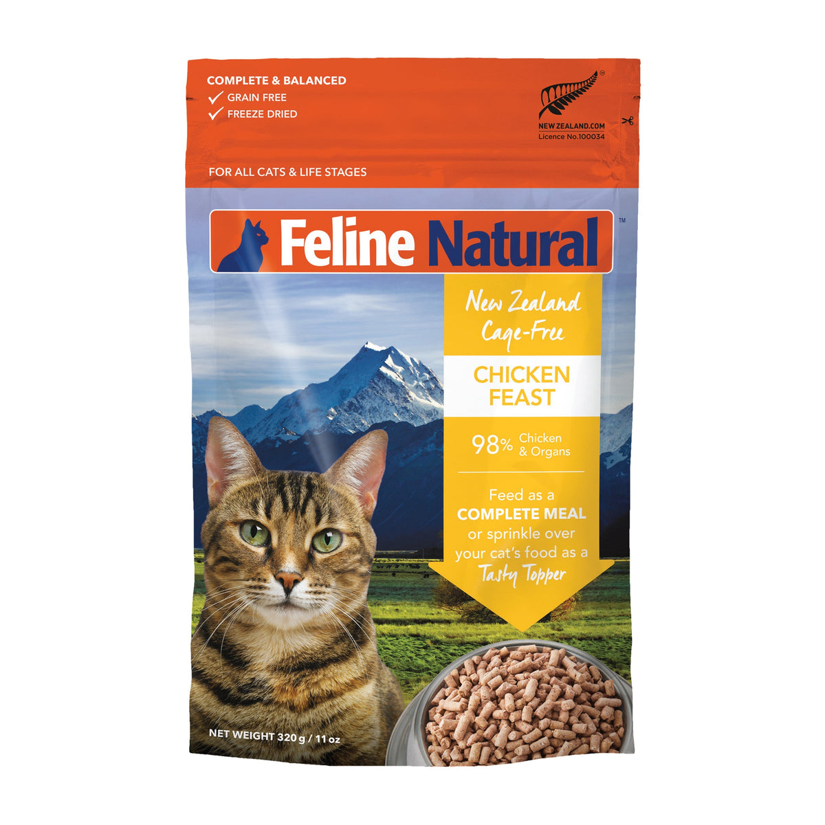 Feline Natural - Freeze-Dried - Chicken Feast