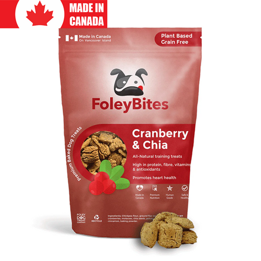 Cranberry Chia Foley Bites