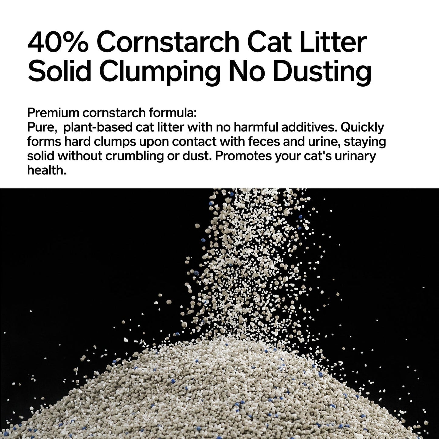 Pidan Cat Litter White-Jade (Corn Starch) & Bentonite Mix, 4 Bags | Non-Flushable | URBAN PAW PETS